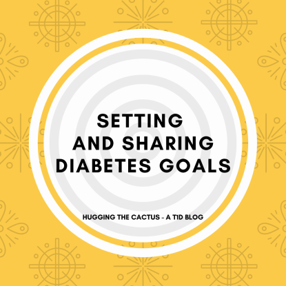 Setting and sharing diabetes goals